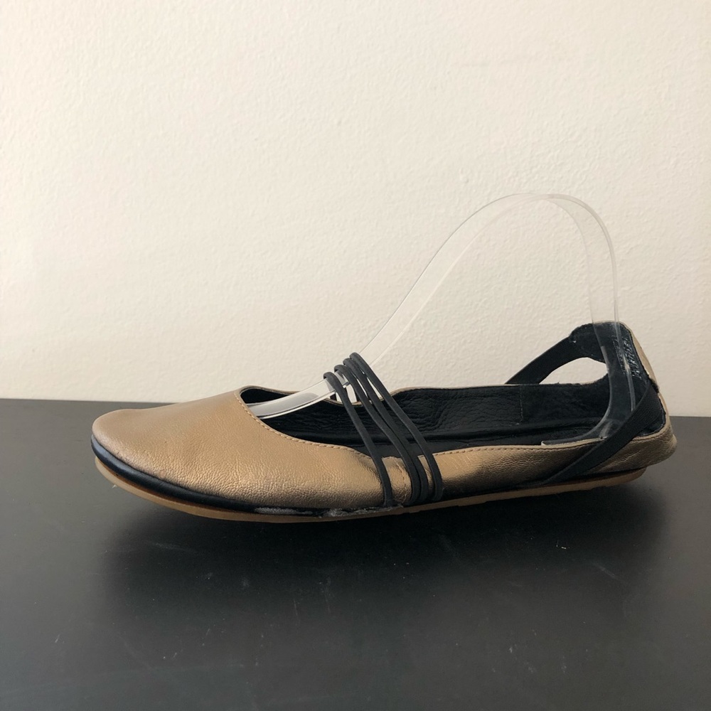 Gola | Gold and Black Ballet Slippers